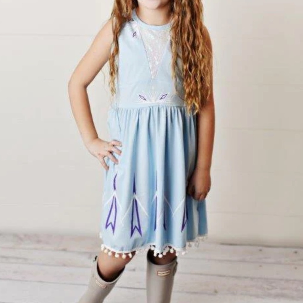 Presley Couture Elsa Costume Dress - Size 5/6